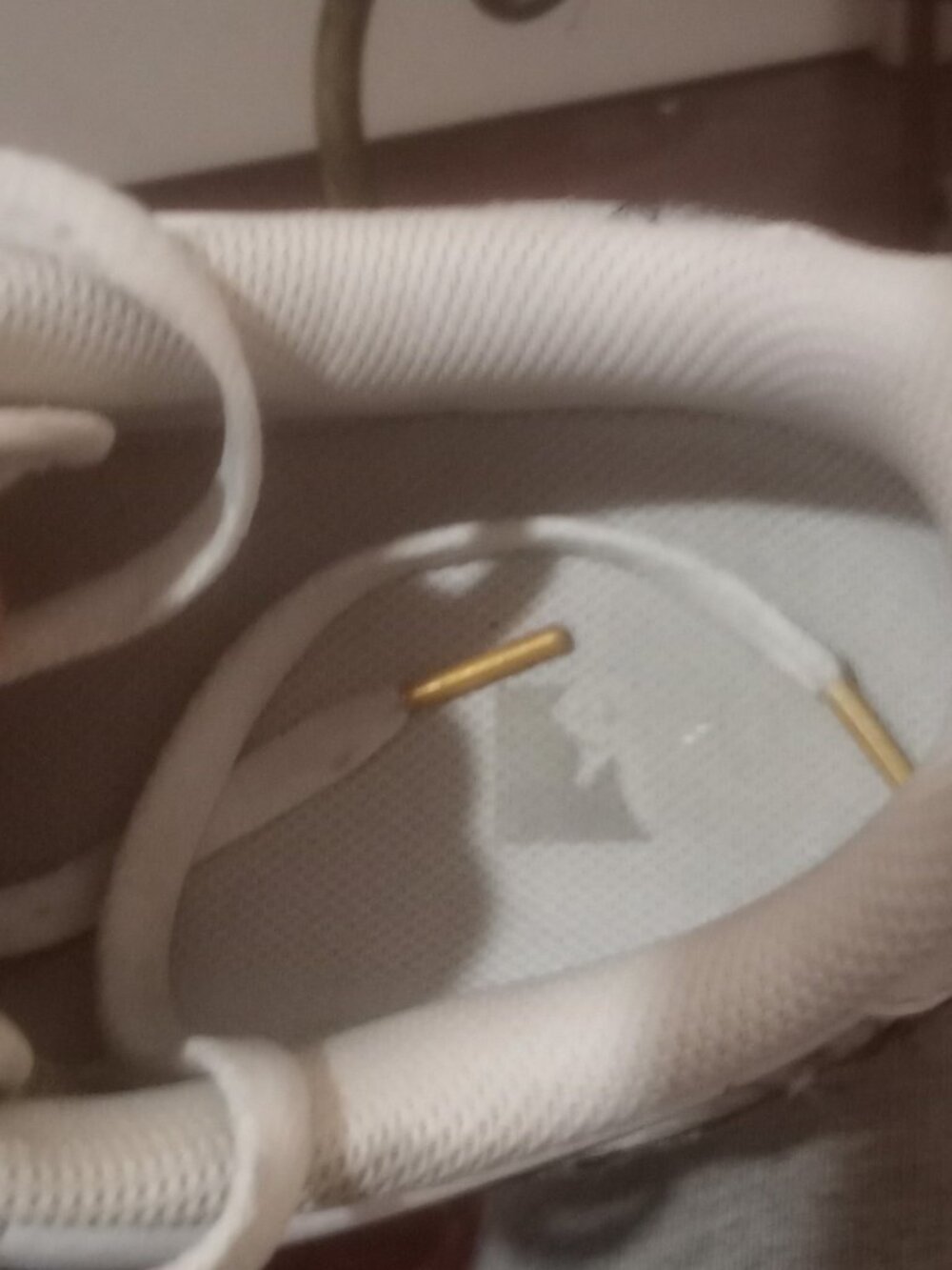 Mens Nike Air Force One 07 New Orleans Saints NFL White Leather Size 9.5 Tennis - Picture 12 of 12